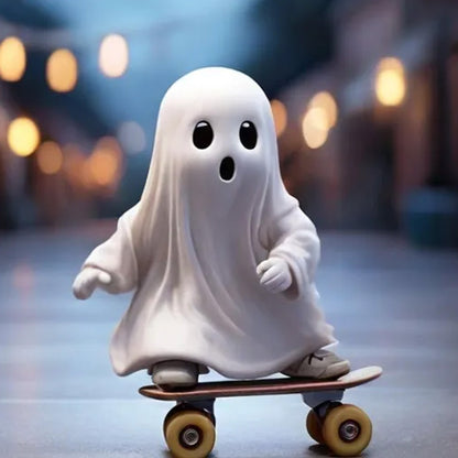 Dekorative Skateboard-Gespenst Figur Brehn
