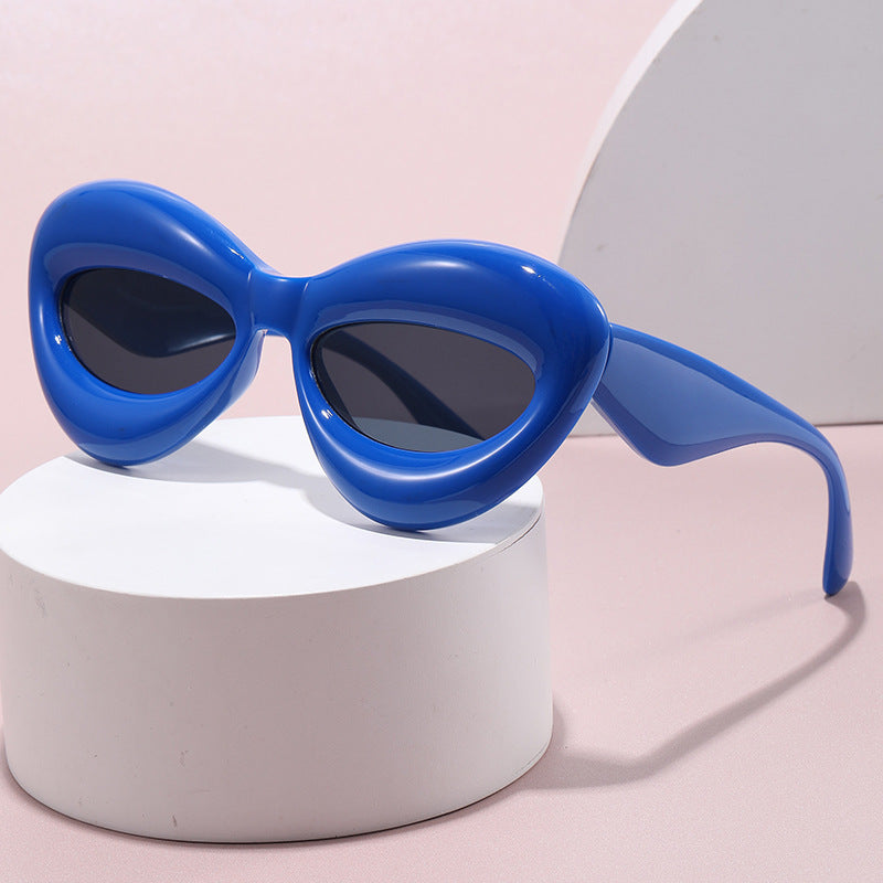 Damen kreative Designer-Sonnenbrille im Cat-Eye-Stil Brehn