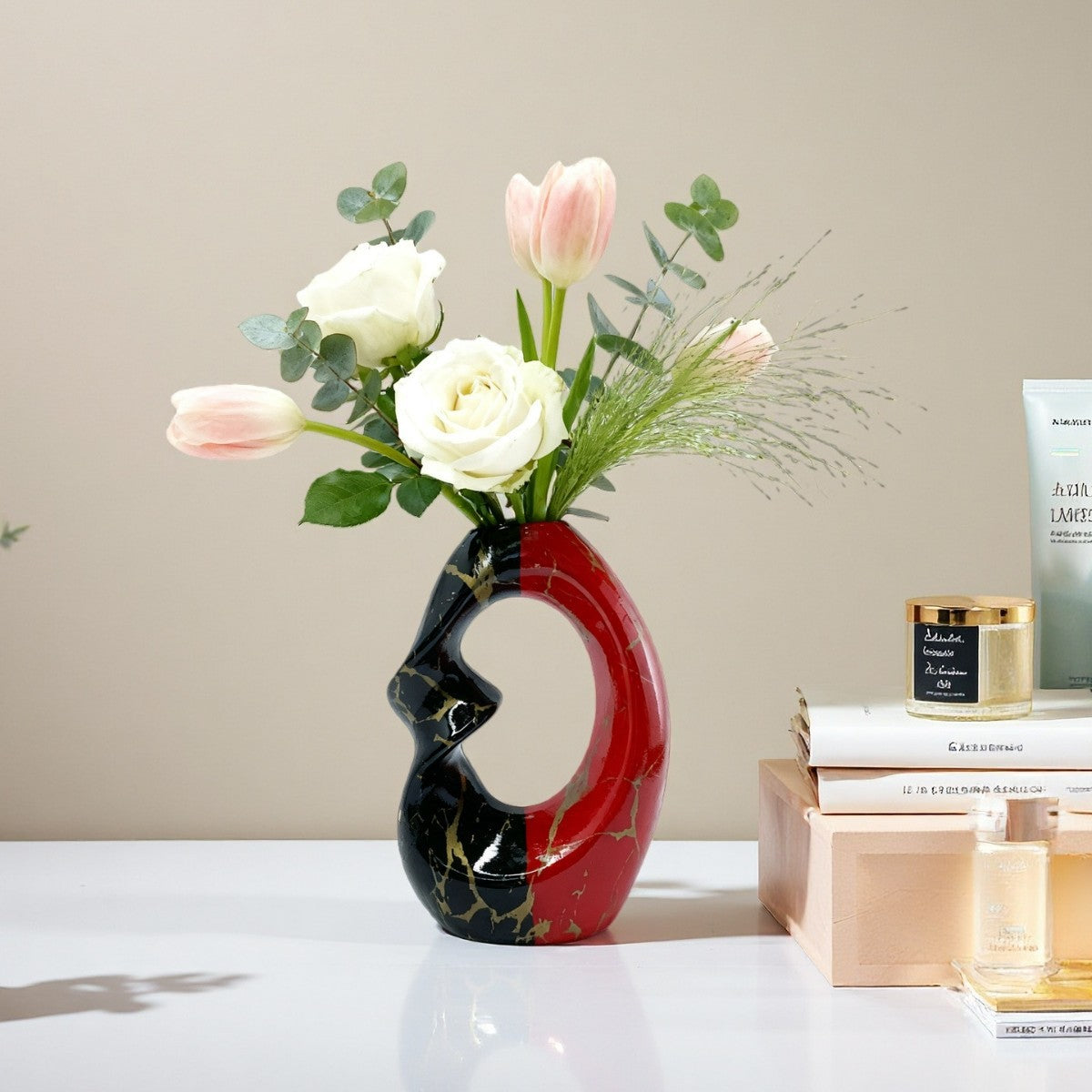 Modernistische Skulptur in abstrakter Form Brehn