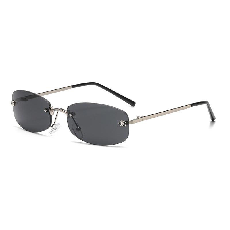Damen modische Sonnenbrille mit elegantem, schmalem Rahmen Brehn
