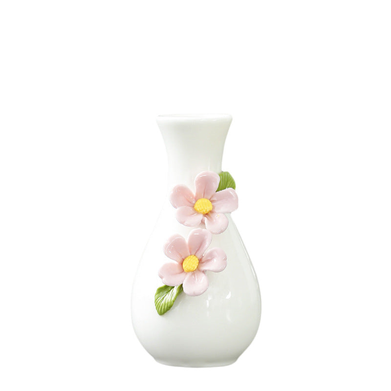 Elegante Florale Keramische Vase Brehn