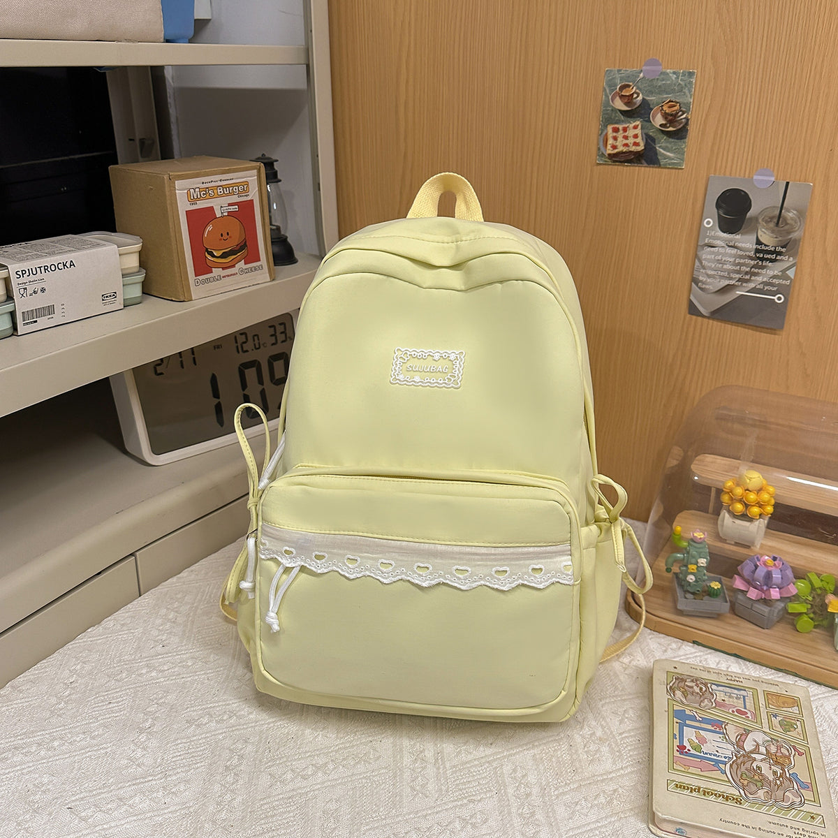 Stylischer kompakter Mini-Rucksack mit niedlichen Akzenten Brehn