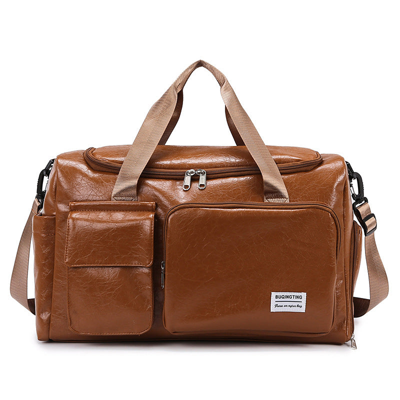 Haltbare Vintage-Leder-Reisetasche Brehn