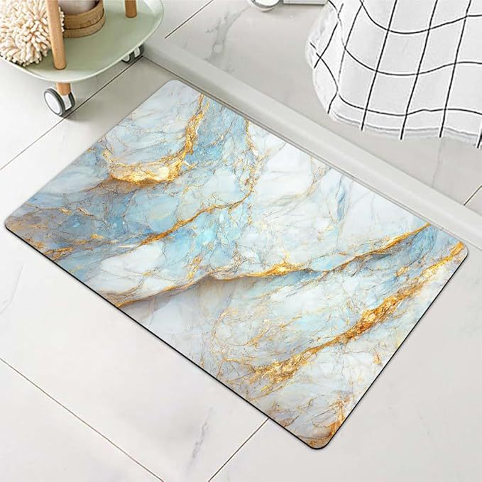 Stylische Wasserabweisende Badematte Brehn