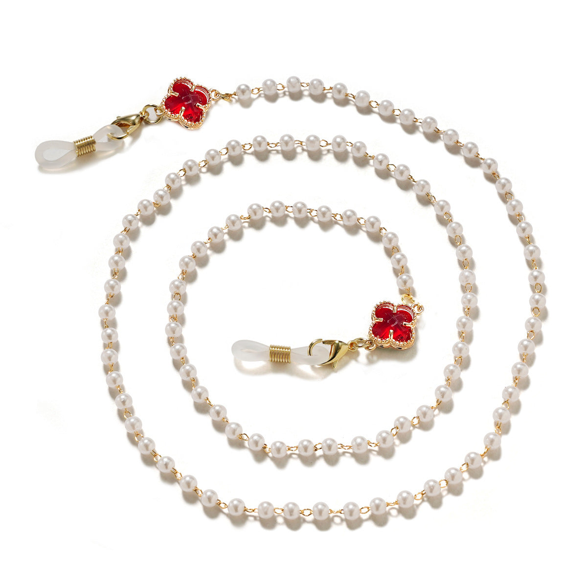 Elegante Brillenhalterkette mit Perlenakzenten Brehn
