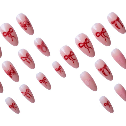 Künstlerisches Schleifen-Design Nagelkunst