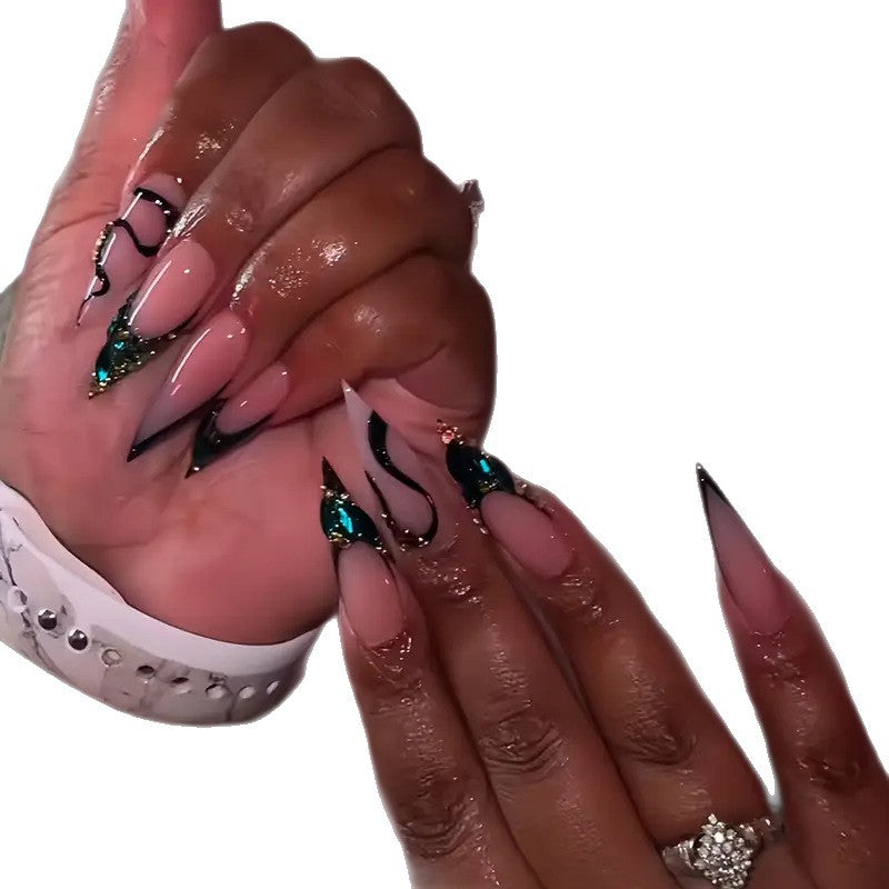 Dekorative Acryl-Nagelerweiterungen Brehn