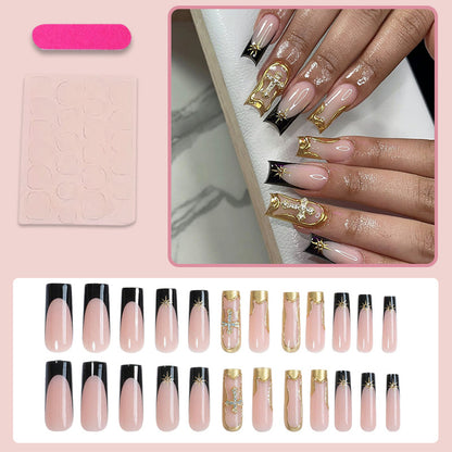 Designer Kunstnagelset mit glamourösen Verzierungen Brehn