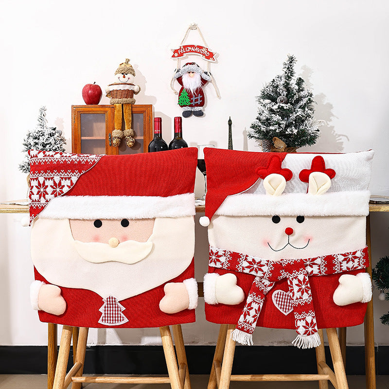 Festlicher Weihnachts-Stuhlüberzug Brehn