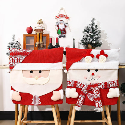 Festlicher Weihnachts-Stuhlüberzug Brehn