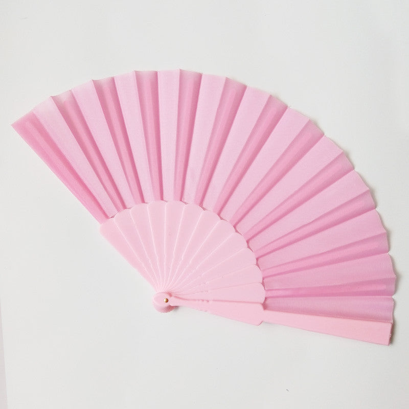 Damen eleganter Handfächer aus hochwertigem Papier und Naturmaterialien Brehn