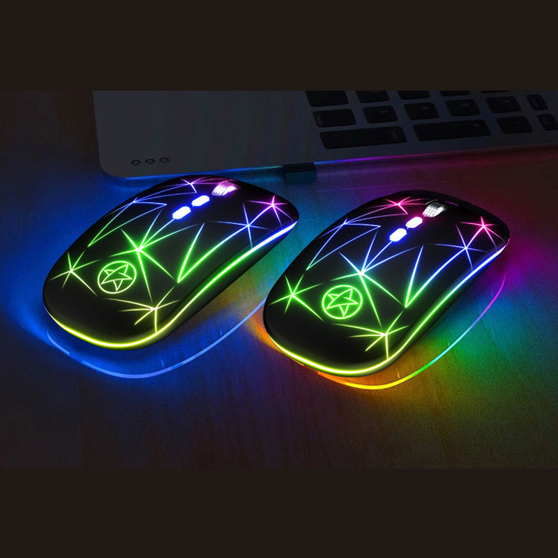 Bluetooth Gaming-Maus mit Dual-Modus und Rgb-Beleuchtung Brehn
