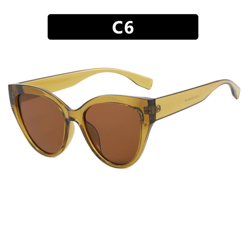 Damen Cat-Eye Sonnenbrille mit extravagantem Rahmen und UV-Schutz Brehn