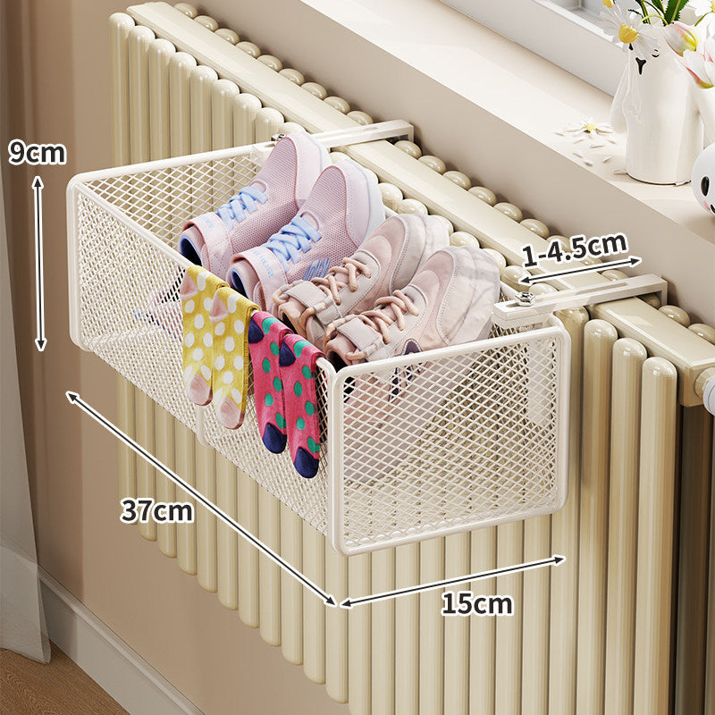 Radiator-Montierter Netz-Trocknungskorb für Schuhe und Socken