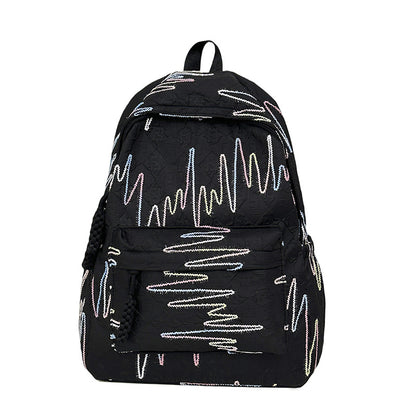 Rucksack mit Buntem Geometrischem Design Brehn