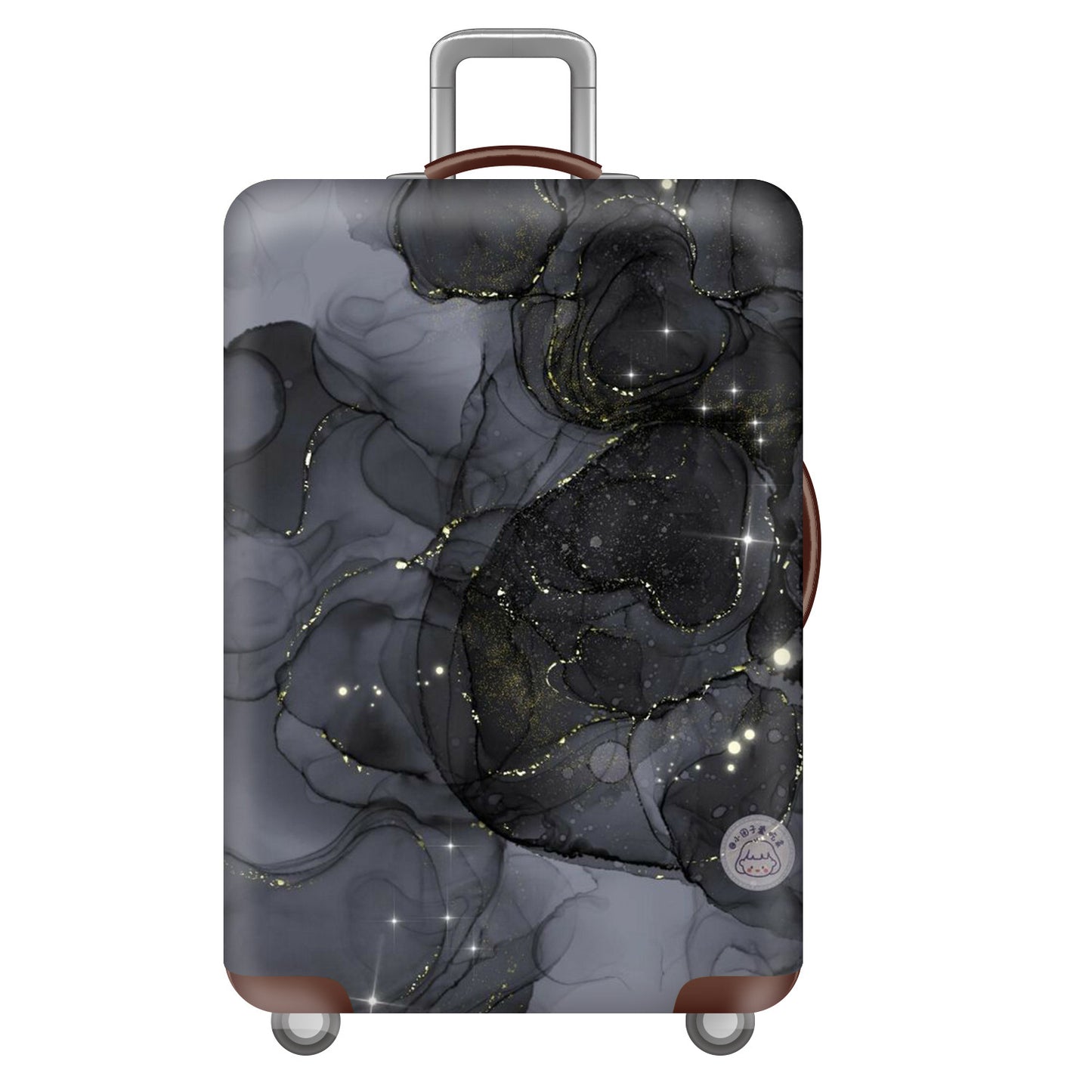 Unisex nan großer Hartschalenkoffer mit robustem Trolleygriff und elastischem Motivschutzcover Superhelden-Design Brehn