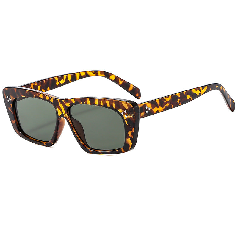 Damen quadratische Sonnenbrille mit modernem Design und polarisierenden Gläsern Brehn