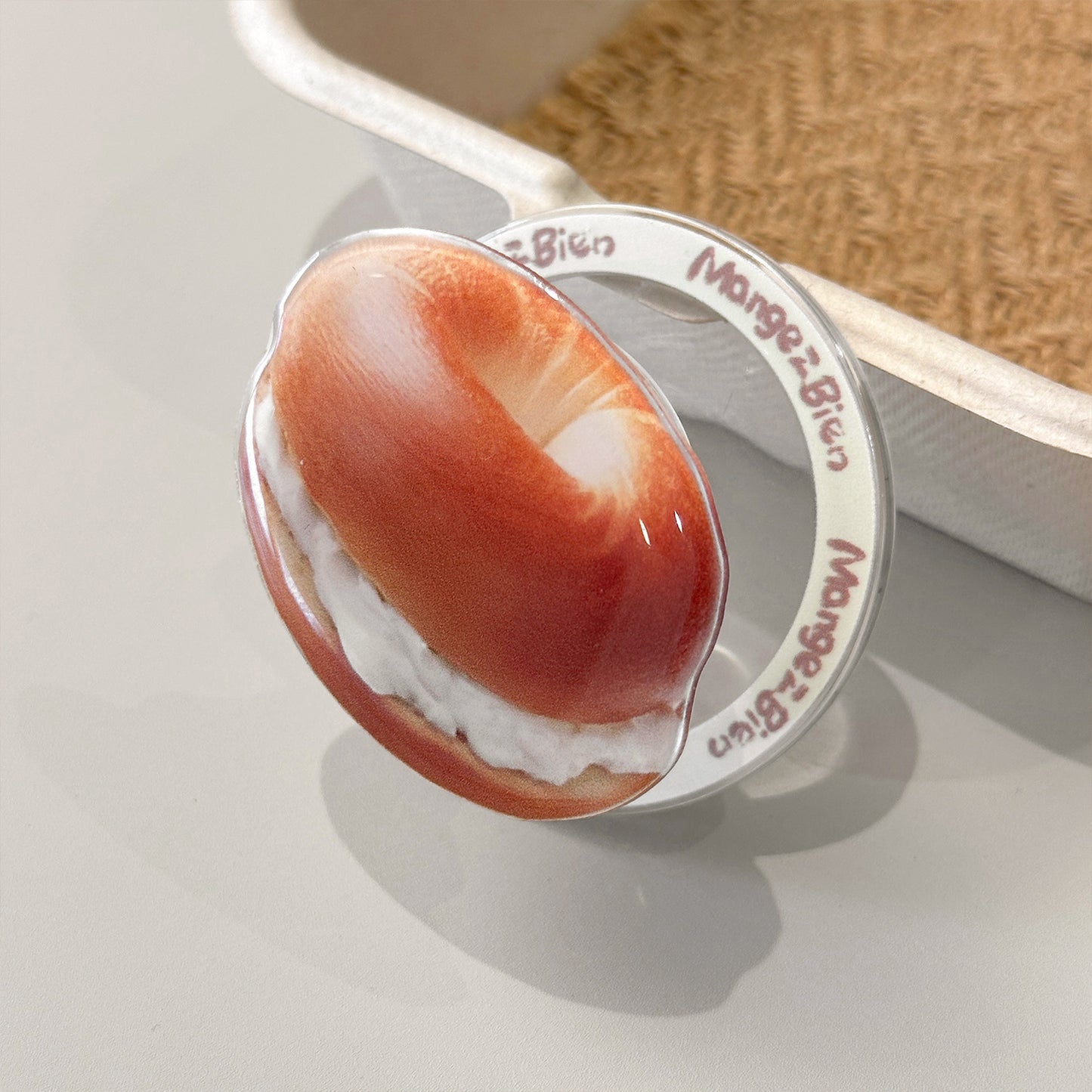 Kaffeetassen-Untersetzer in Bagel-Form Brehn