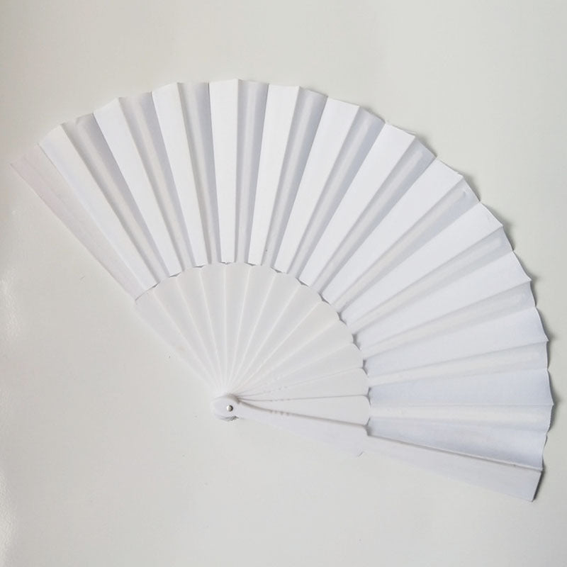 Damen eleganter Handfächer aus hochwertigem Papier und Naturmaterialien Brehn