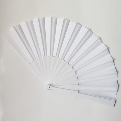Damen eleganter Handfächer aus hochwertigem Papier und Naturmaterialien Brehn