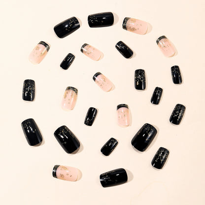 Elegante Glitzer Ombre Nagelkunst Extensions Brehn