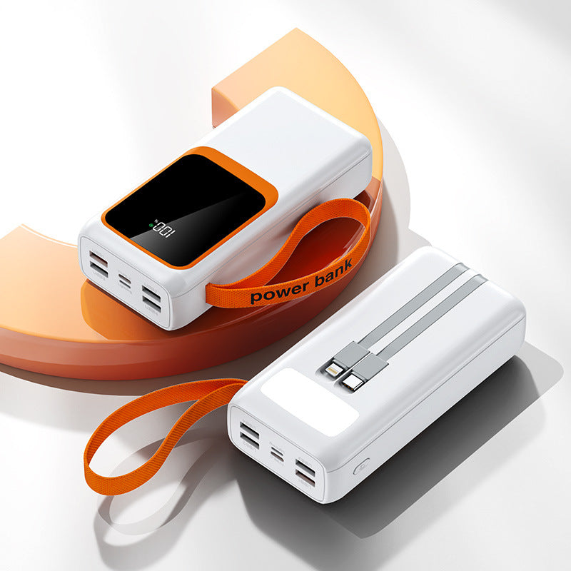 Tragbare Powerbank mit Digitaler Anzeige und Multifunktionalen Anschlüssen Brehn