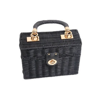 Damen Handtasche im strukturierten Korbdesign Brehn