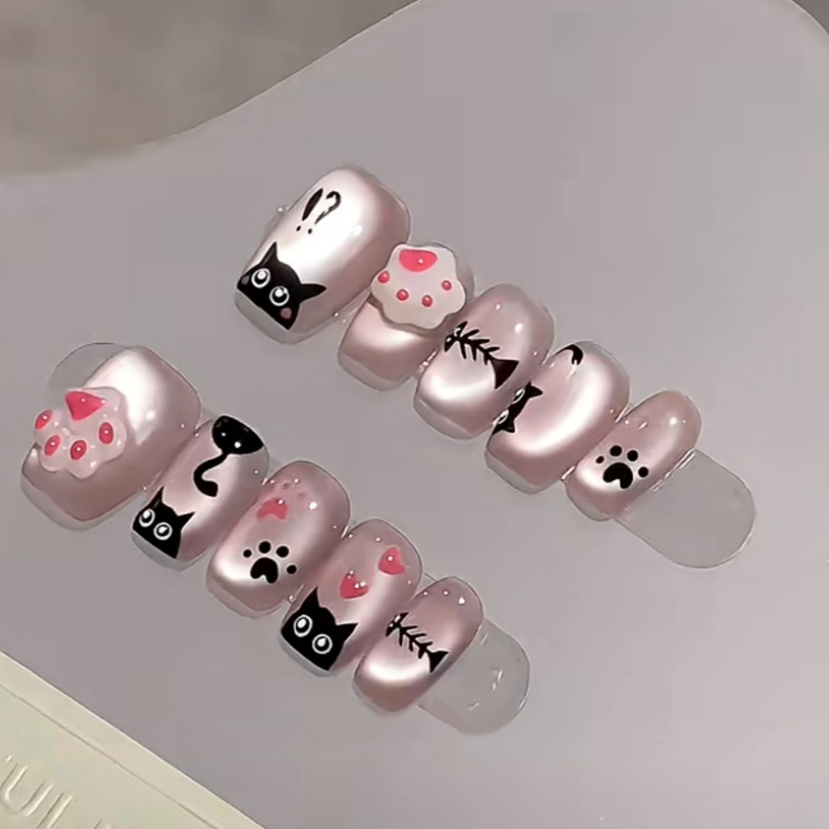 Glänzendes Nagelset Brehn