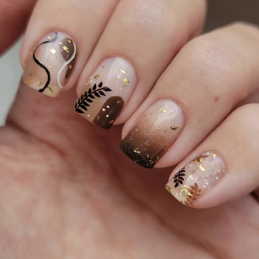 Künstlerisches Press-On Nail Art Set Brehn