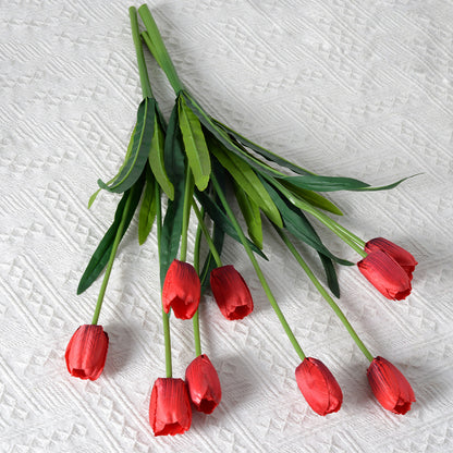 Dekorative Kunsttulpenstielarrangement