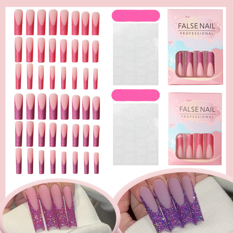 Glitter Ombre Press-On Nail Set Brehn
