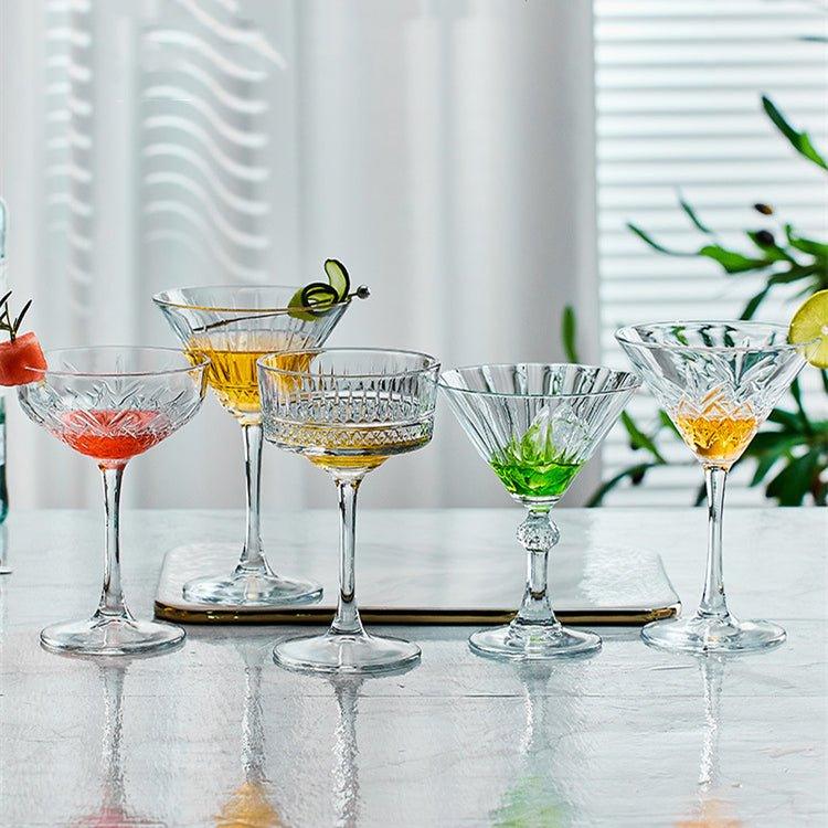 Gemusterte Martini Cocktailgläser | Brehn