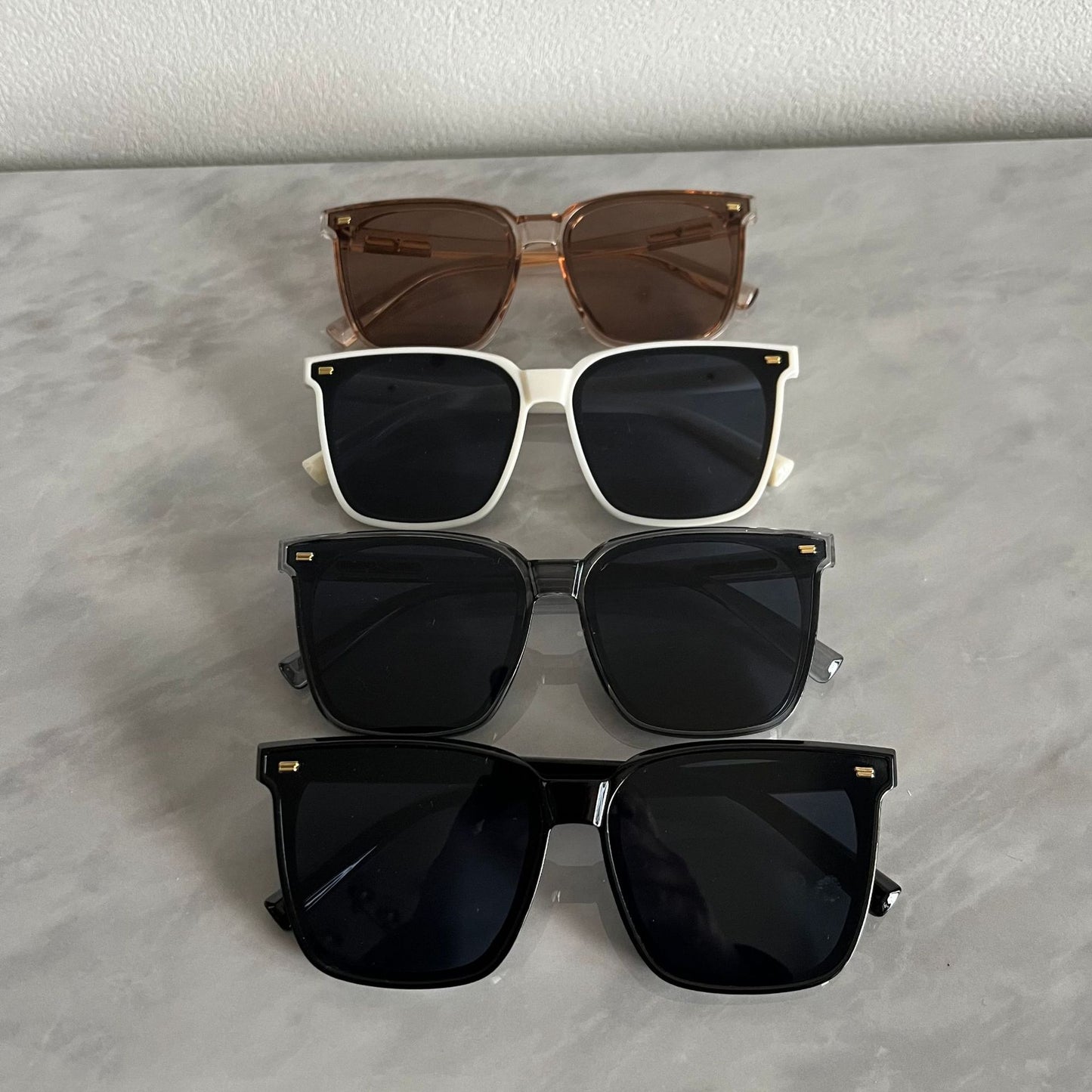 Damen quadratische Sonnenbrille mit stilvollem Design und UV-Schutz Brehn