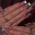 Florales dekoratives Press-On-Nagelset Brehn