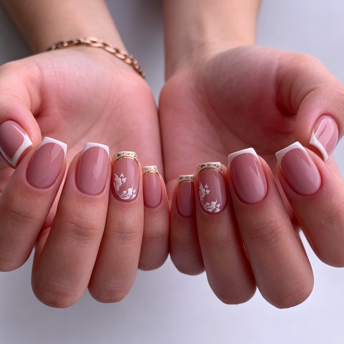 Elegante florale Acryl-Nagelverstärkungen Brehn 1789915777