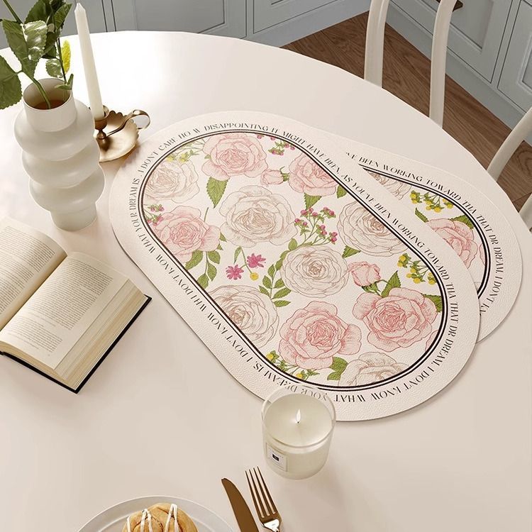 Blumengemusterte dekorative Tischsets Brehn