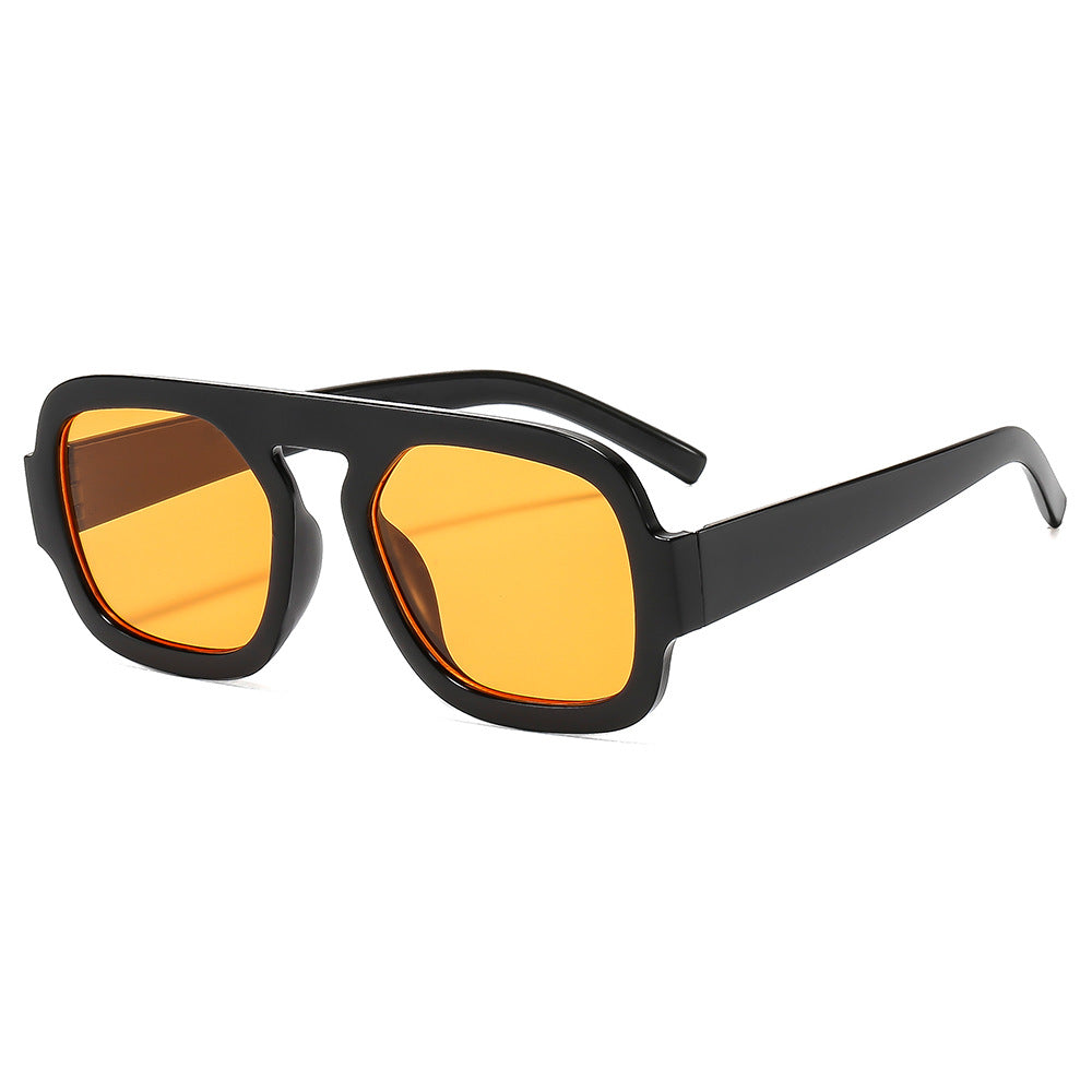 Herren Bold Retro-inspirierte quadratische Sonnenbrille Brehn
