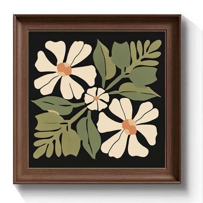 Blumenthema Wanddekoration