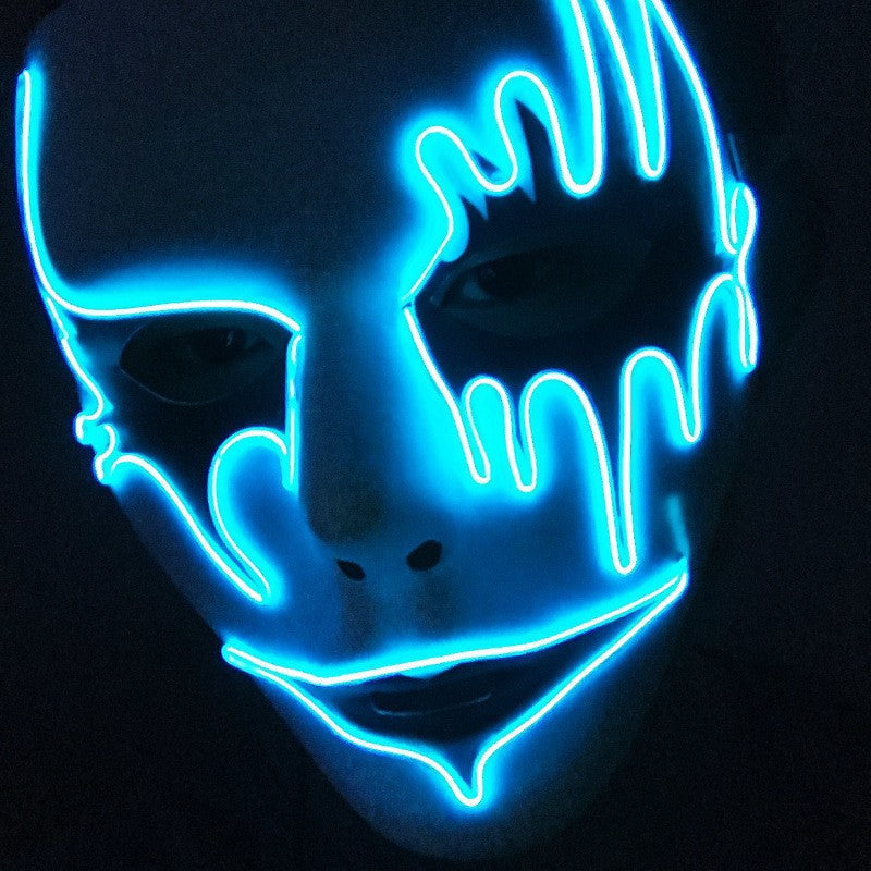 LED Leuchtende Halloween Maskerade Maske Brehn