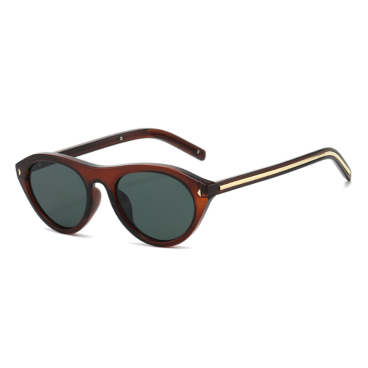 Retro-inspirierte geometrische Sonnenbrille Brehn