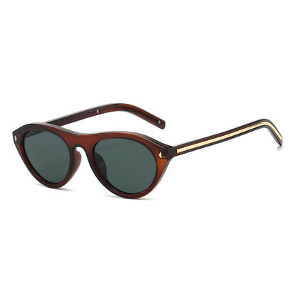 Retro-inspirierte geometrische Sonnenbrille Brehn