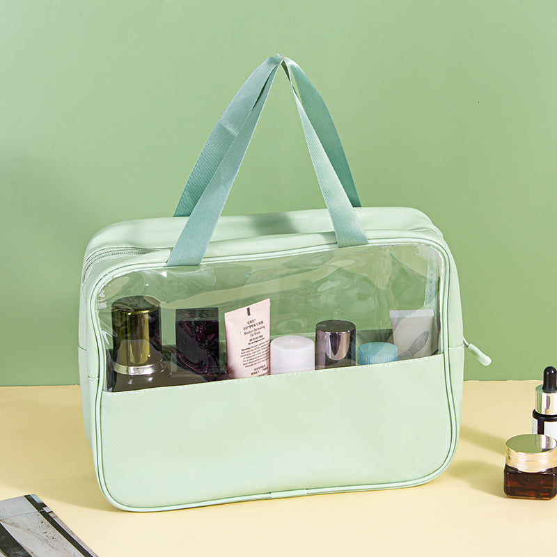 Kosmetiktasche mit Durchsichtigen Fächern Brehn