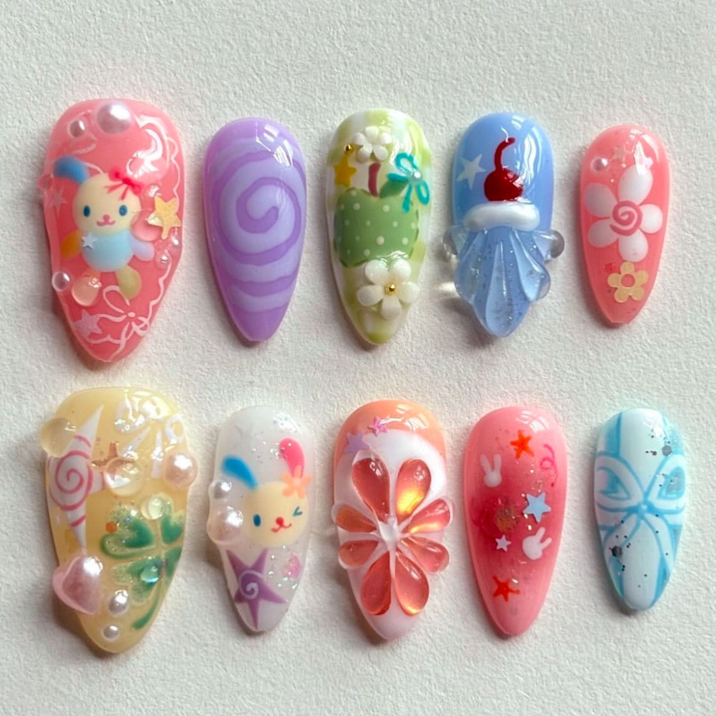 Thematic Artisan Press-On Nail Set Brehn