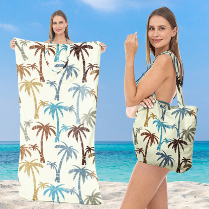 Multifunktionales Strandhandtuch mit integrierter Tragetasche Brehn