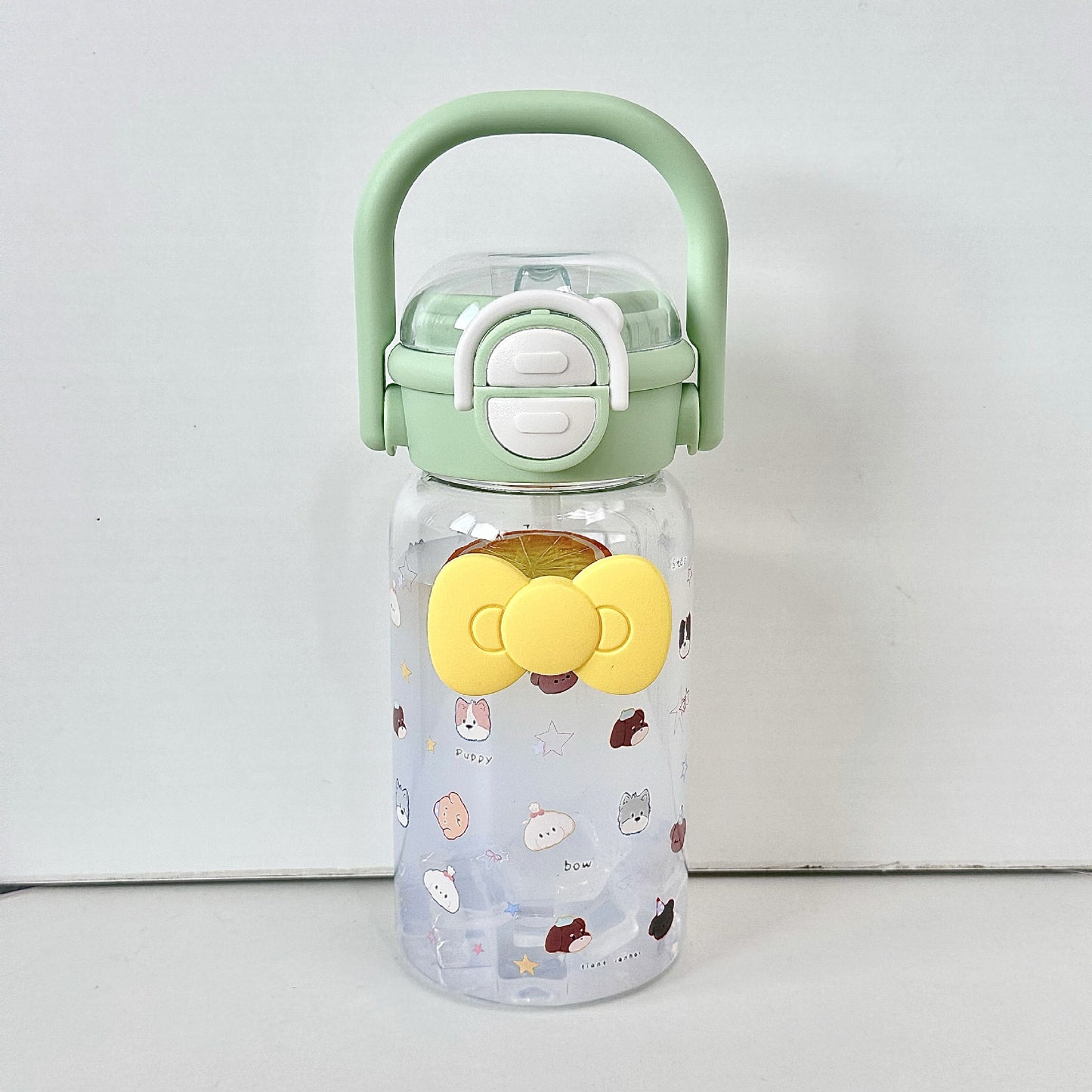 Damen Kindgerechte Trinkflasche mit fröhlichem Motiv Brehn