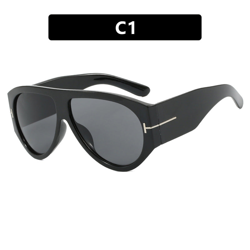 Damen modische oversized Sonnenbrille im Retro-Stil Brehn