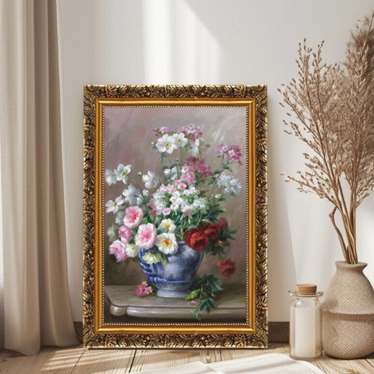 Vintage Blumen Kunstwerk