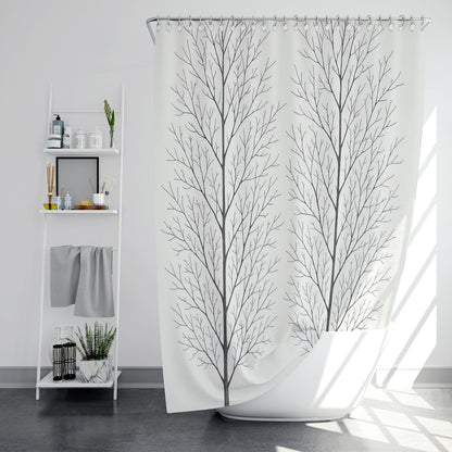 Künstlerisches Baumdesign Duschvorhang Brehn