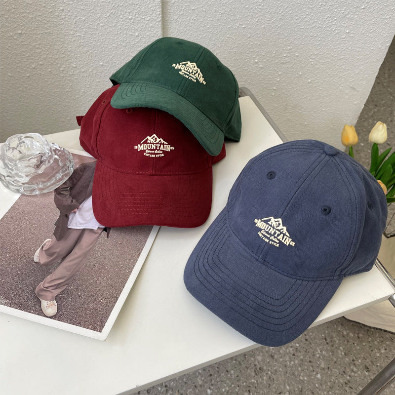 Herren Vintage-inspirierte Berggrafik Baseballkappe Brehn