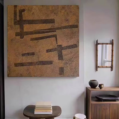 Abstrakte geometrische Wandleinwandkunst